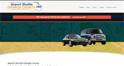 Desktop Screenshot of airportshuttle-orangecounty.com